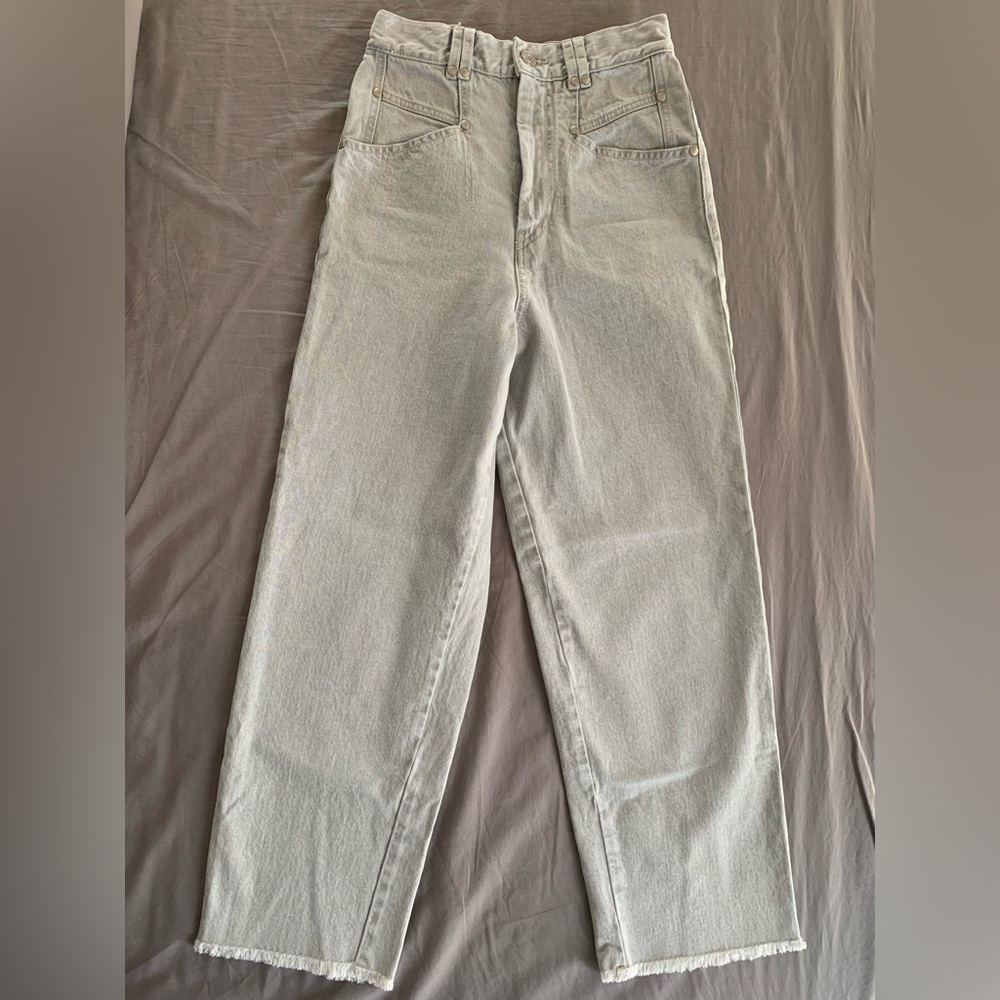 Isabel Marant High Rise Boyfriend Jeans Grey sz 0